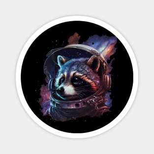 space raccoon Magnet